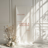 Larina Fabric Welcome Sign