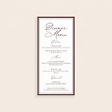 Noir Menus