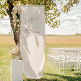 Hannah Fabric Welcome Sign