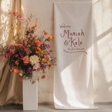 Mariah Fabric Welcome Sign