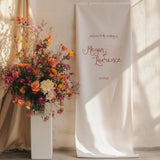 Love Letter Fabric Welcome Sign