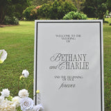 Charlie Welcome Sign