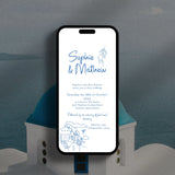 Santorini Digital Invitation
