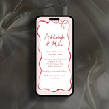 Bonbon Bow Digital Invitation