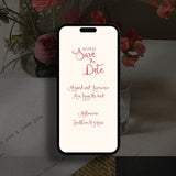 Love Letter Digital Save the Date