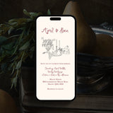 Perfect Pair Digital Invitation