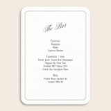 Vow Bar Sign