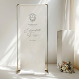 Blossom Fabric Welcome Sign