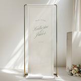 Vow Fabric Welcome Sign