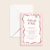 Bonbon Bow Invitation