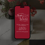 Love Letter Digital Invitaion