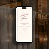 Vow Digital Invitation