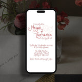 Love Letter Digital Invitaion