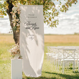 Evermore Fabric Welcome Sign