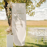 Perfect Pair Fabric Welcome Sign