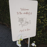 Perfect Pair Welcome Sign
