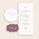 Bonbon Bow Menus