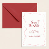 Bonbon Bow Save the Date
