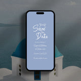 Santorini Digital Save the Date