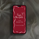 Bonbon Bow Digital Save the Date