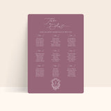 Blossom Seating Chart