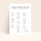 Grace Seating Chart