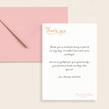 Mariah Thank You Card
