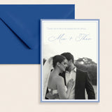 Noir Thank You Card