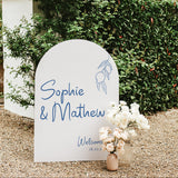 Santorini Welcome Sign