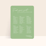 Hannah Seating Chart