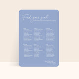 Hannah Seating Chart