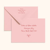 Bonbon Bow Printed Envelope