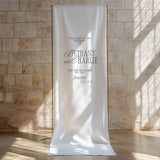 Charlie Fabric Welcome Sign
