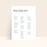 Larina Seating Chart