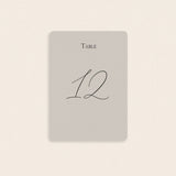 Blossom Table Number