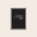 Charlie Table Number
