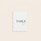 Hannah Table Number
