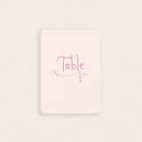 Mariah Table Number