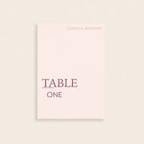 Larina Table Number